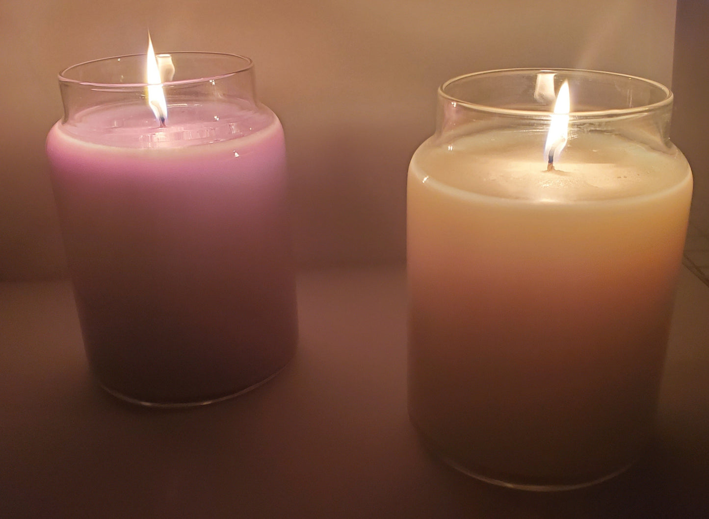 Enjoy your favorite scent in a 32 oz candle glass jar. Made with Soy wax for a clean burn. 195-210 hours of burn time. Select 1 fragrance. Visit Now: www.lovedbymecreations.com